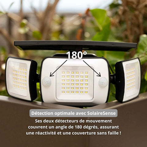 Lampe solaire avec détection intelligente