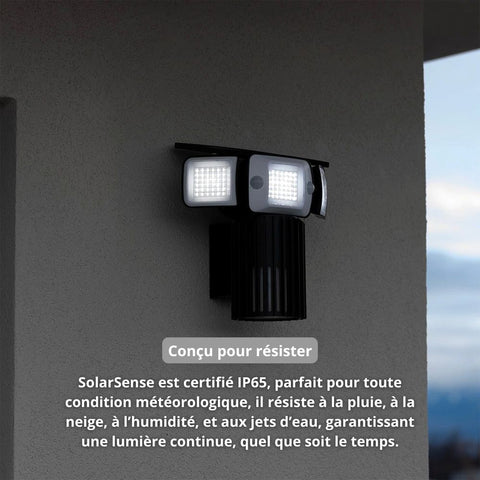 Lampe solaire avec détection intelligente