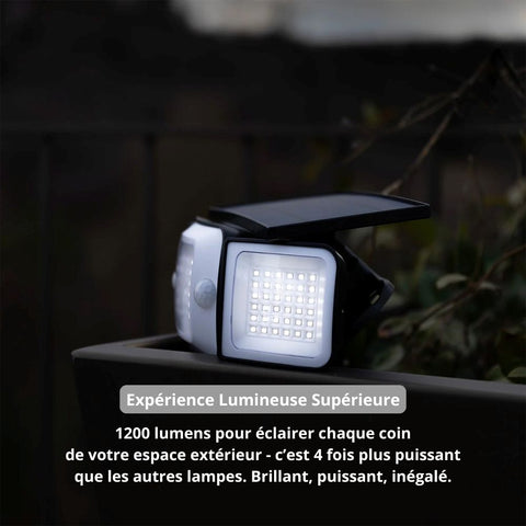 Lampe solaire avec détection intelligente