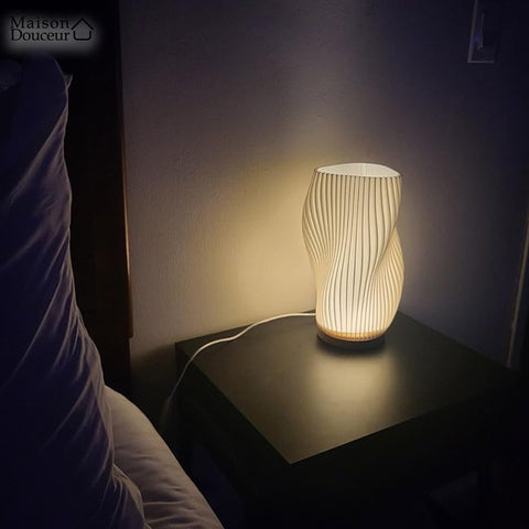 Lampe de table en bois Nordique