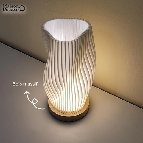 Lampe de table en bois Nordique