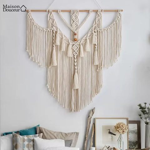 Macramé mural Mio