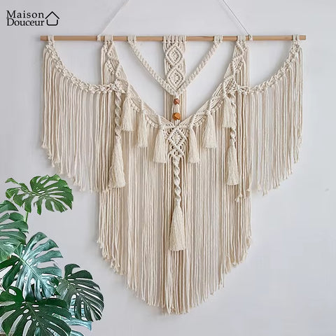 Macramé mural Mio