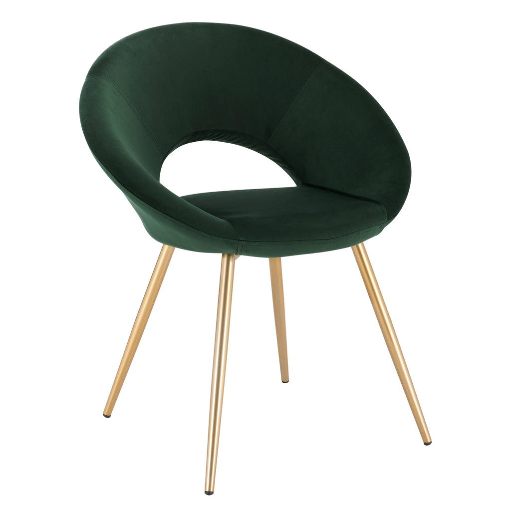 Chaise en velours Louisa